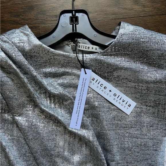 Alice and Olivia Delora Ruched Dress Size 10 - Picture 12 of 16